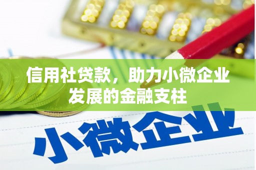 拱墅信用社贷款，助力小微企业发展的金融支柱