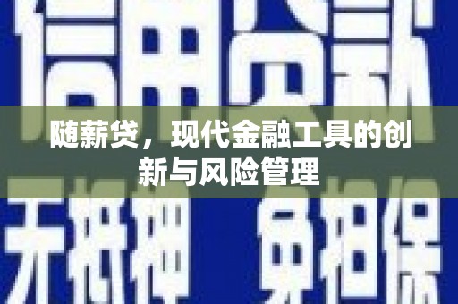 拱墅随薪贷，现代金融工具的创新与风险管理