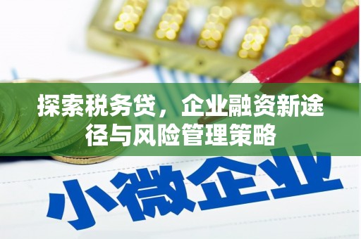 拱墅探索税务贷，企业融资新途径与风险管理策略