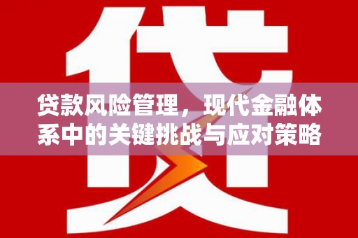 拱墅贷款风险管理，现代金融体系中的关键挑战与应对策略
