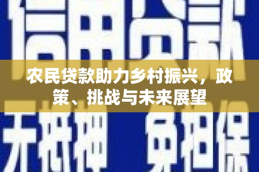 拱墅农民贷款助力乡村振兴，政策、挑战与未来展望