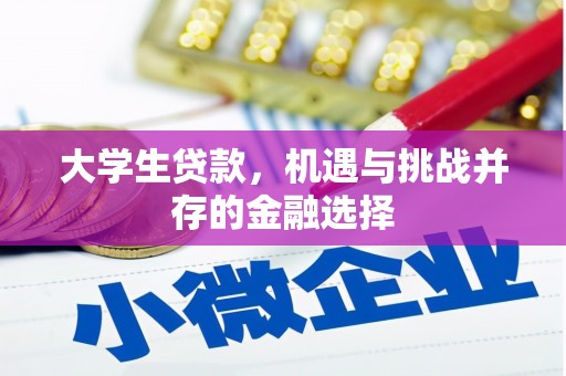 拱墅大学生贷款，机遇与挑战并存的金融选择
