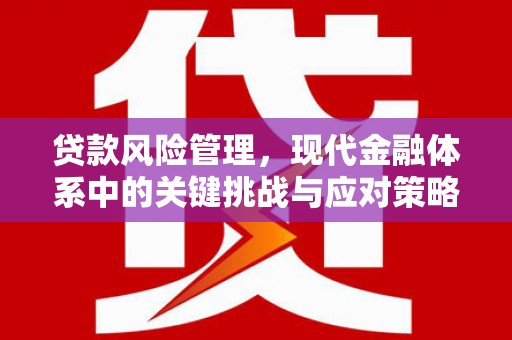 拱墅贷款风险管理，现代金融体系中的关键挑战与应对策略
